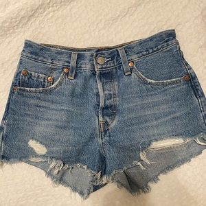 Levi denim shorts